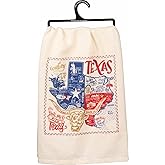 Primitives by Kathy LOL Made You Smile Dish Towel, Texas 28" X 28"