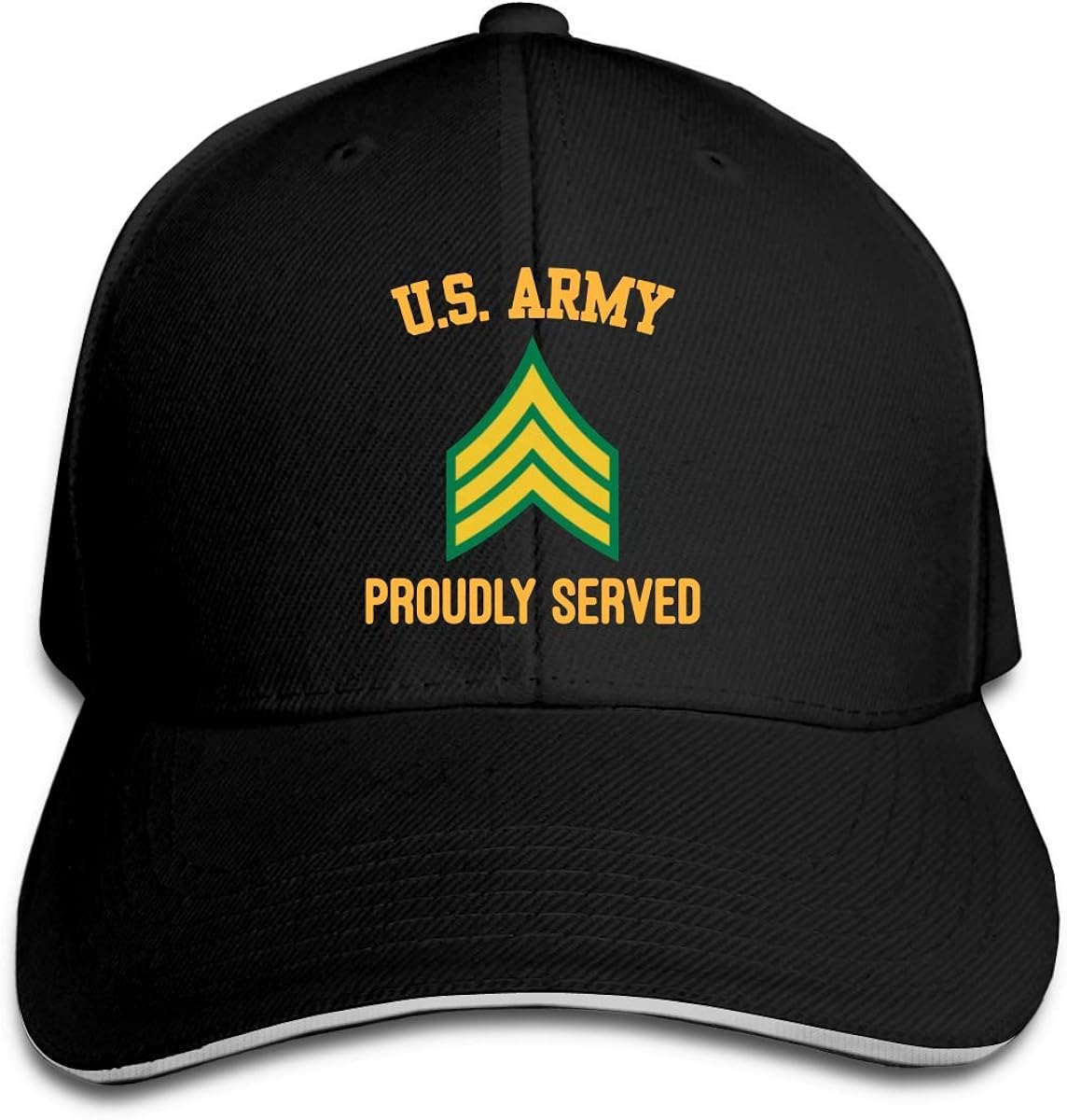 Kgzb679 Us Army E5 Sergeant E5 SGT Baseball Caps Sandwich Caps Amazon