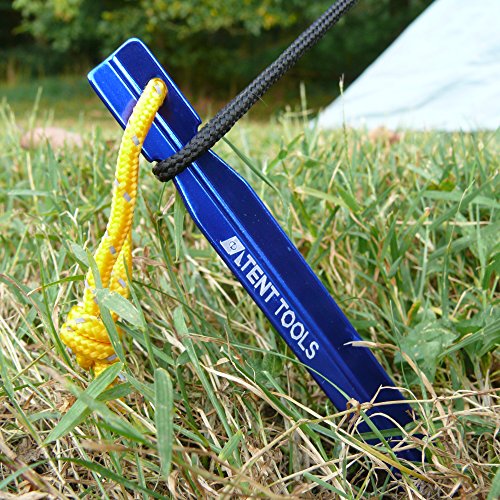 Tent Tools Premium Tent Stakes & Bag 0.5 oz Reflective Rope 100