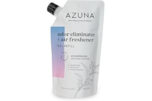 Azuna Air Freshener & Odor Eliminator Gel Refill Pouch - Aromatherapy, 12 oz