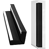 ROYALAY Wall Corner Guard, Heavy Duty Corner Protectors for Safety, Foam Basketball Court, Waterproof 2 Sides Corner Pad for Gyms, Basketball Court, Playrooms, Garages, Black