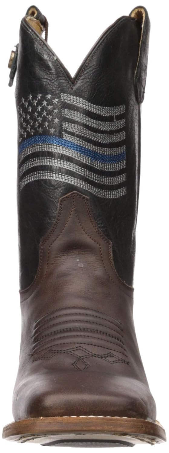 thin blue line western boots