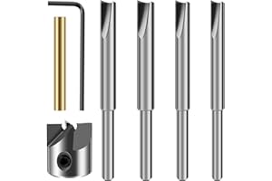 7Pcs Pen Mill Set High Speed Steel Pen Barrel Trimmer Kit Rustproof Pen Barrel Trimming Good Cutting Pen Mill Trimmer Set Eff