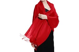 TZ Promise Pashmina Large Soft Plain Shawl/Wrap/Scarf for Women