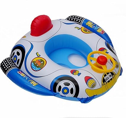 inflatable baby float boat with sunshade