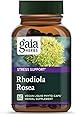 Gaia Herbs, Rhodiola Rosea Vegan Liquid Phyto Capsules -  Stress Support Supplement, Adaptogenic Herb, 60-Count (Pack of 1)