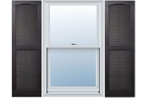 Builders Choice EVL15055BL Shutters, Black