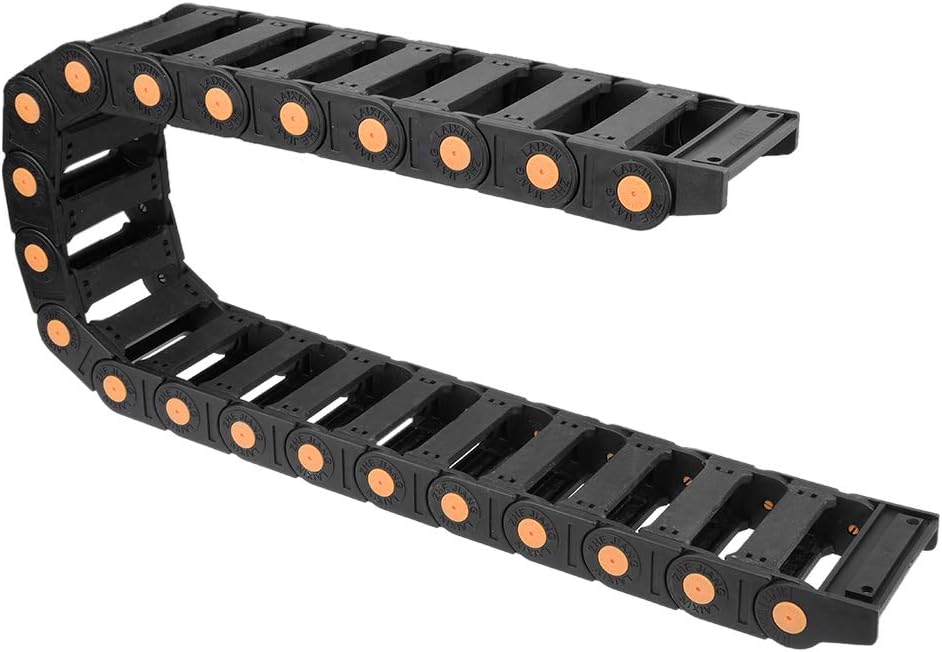 uxcell Drag Chain Cable Carrier Open Type with End