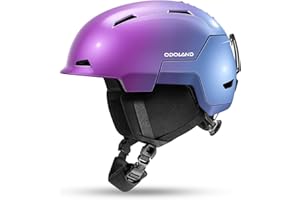 Odoland Ski Snowboard Helmet for Adults Youth, Snow Helmet for Men & Women, Slide Adjust Ventilation, Safety Certified, Goggles Compatible for Skiing, Snowboarding, Snowsports