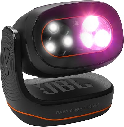 JBL PartyLight Beam Bluetooth RGB LED Light Projector for PartyBox