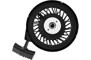 POCREATION Recoil Starter Pull Start Assembly Replacement for Tecumseh 590702 590739 590637 LV195EA LEV80 LEV115 Engines Blac