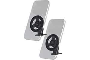 Scosche MagSafe Car Mount, Magnetic Dashboard Phone Holder for Car with 3M Adhesive Base, Strong Magnet Hold, 360° Rotatable 