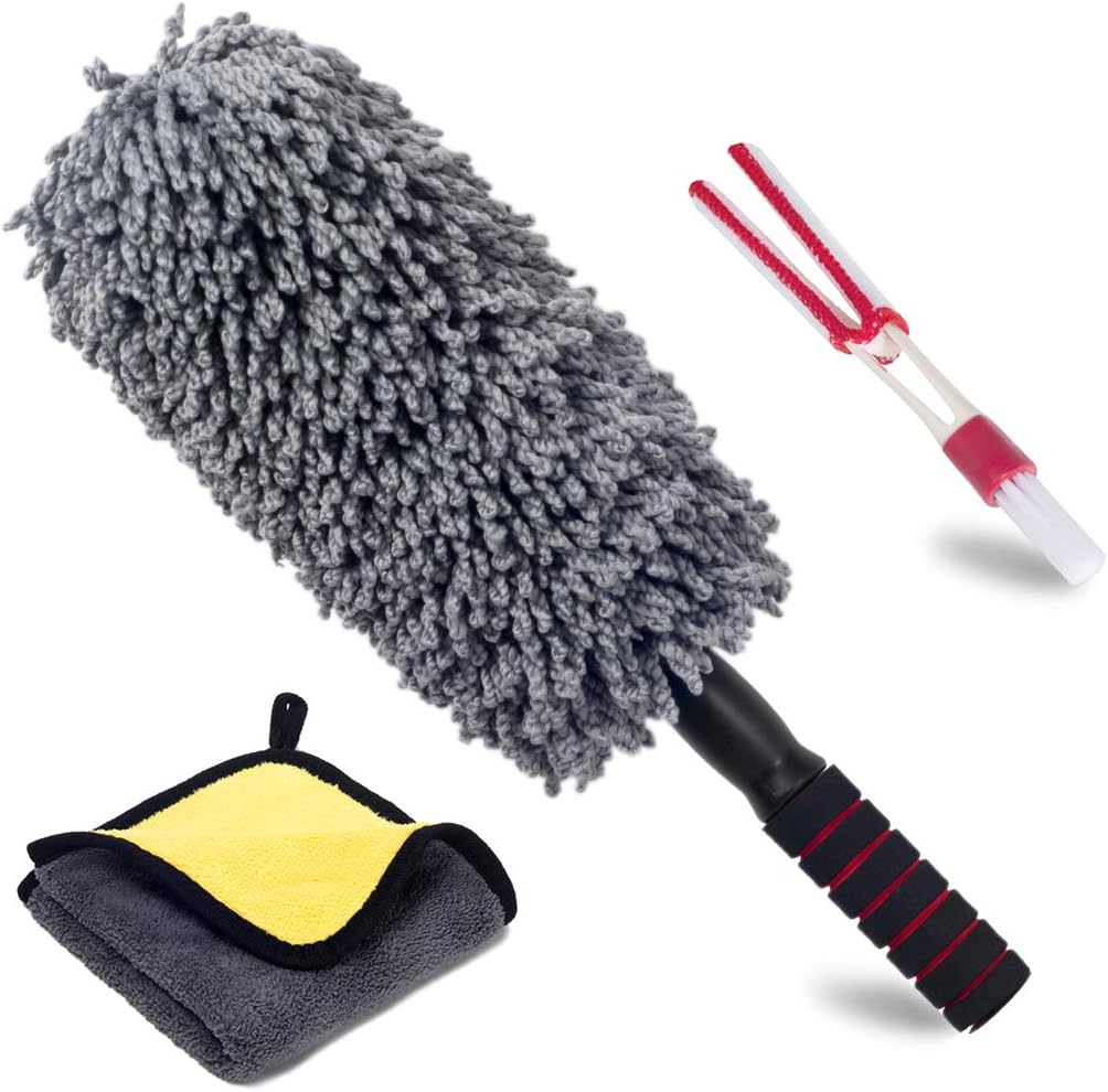 Loyakuu Car Duster Exterior Interior (3 Pack), Best