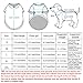 EastCities Winter Puppy Hoodie for Small Dogs Warm Coat Sweater Four Legs Pet Clothes for Dog Cat,Black XL