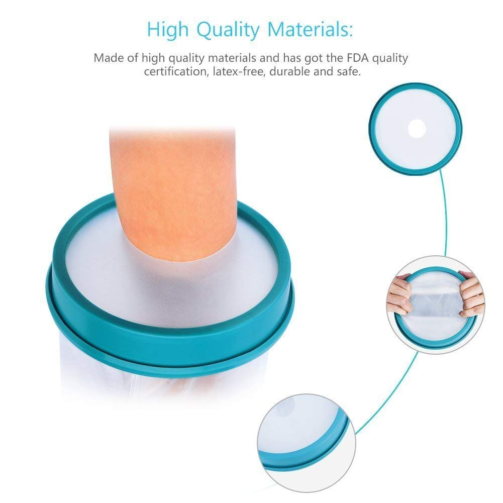 Adult Waterproof Arm Cast Wound Cover Protector for Shower Bath, Arm