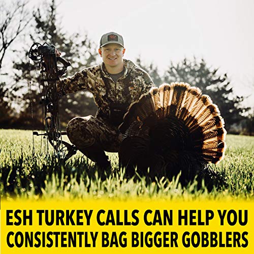 ESH Turkey Mouth Call with 3 Reed Inverted Ghost Cut Must Have Turkey