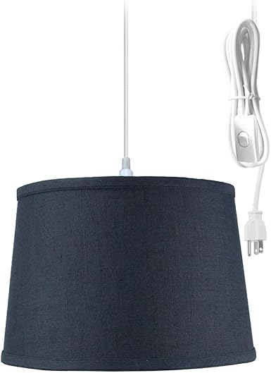 Plug In Pendant Light By Home Concept Hanging Swag Lamp Textured