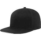 Zylioo XL 2XL Snapback Hat, Large Flat Bill Baseball Cap for Men Women | 100% Cotton Structured Crown With Adjustable Fit For Small To Big Heads, Streetwear, Sports, Travel, And Daily Wear