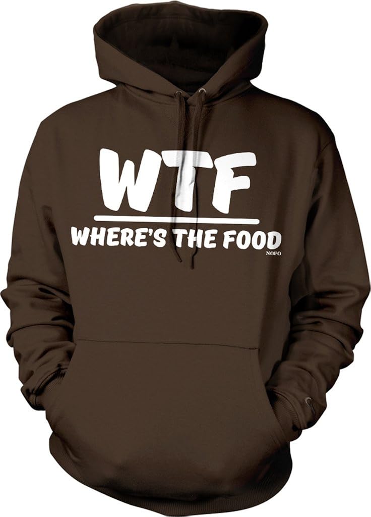 NOFO Clothing Co WTF, Where's The Food Hooded Sweatshirt