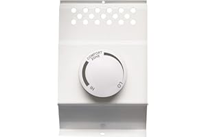 Cadet Single Pole Built-In Thermostat Kit for Cadet Electric Baseboard Heaters (Model: BTF1W, Part: 08732), 22 Amp, 240/208/120 Volt, White