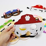 U&X Paw Dog Patrol Masks 16 Cosplay Character Party Favors Birthday Supplies view 4
