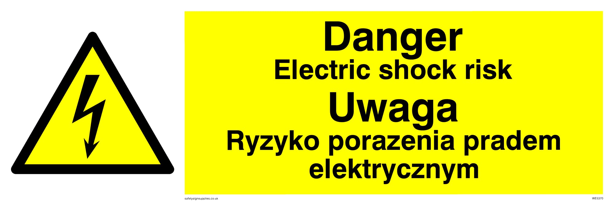 Pack of five - Polish Sign - 300x100mm - L31