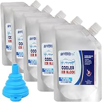 Blocs Réfrigérants Réutilisables Ultra-fins 200 Ml – Lot De 4/6/12, Sans BPA, Pour Lunch, Picnique Et Médicaments
