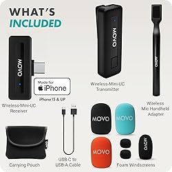 Movo Wireless Mini UC Ultra Compact Wireless