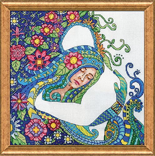 Design Works Crafts The Embrace, 12 x 12 Counted Cross Stitch Kit, Multi-colour…