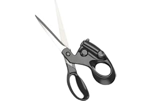 Professional Laser Guided Fabric Scissors, Capable of Fast Direct Cutting, Suitable for Fabric Paper Art, Upgraded Ergonomic 