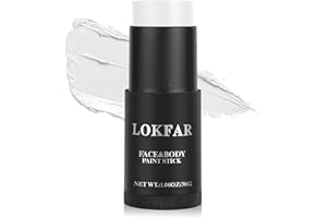 DATANSUN White Face Paint, Cream-based Body Paint Stick【Larger Capacity】【High Pigment】【Long Lasting】Professional Paint Makeup Product For Halloween/Masquerade/Cosplay/Movie Makeup, 1.06 Oz/30g