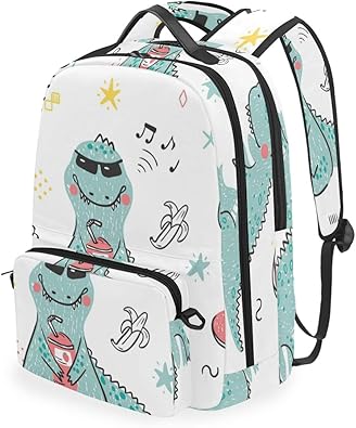 Amazon リュック かわいい サック 人気 おしゃれ 恐竜 音楽を聴く
