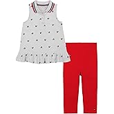 Tommy Hilfiger girls 2-piece Set, Shirt With Leggings