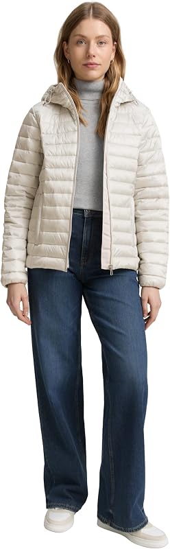 Damen Lightweight Steppjacke mit Kapuze