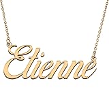 HUAN XUN Customized Custom Simple Any Name Necklace