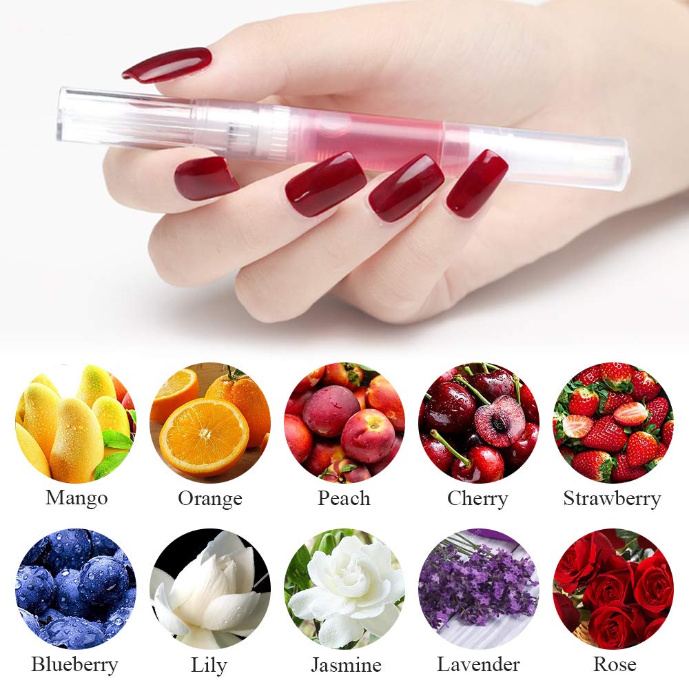Nail Revitalizing Cuticle Oil Pen Gel Nail Cuticle Oil Nail Nourishment Polish With Vitamins Moisturized Nails Nail Polish Repair Pen For Beautiful Healthy Hands: Beauty