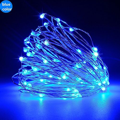 LED Solar String lamp Fairy Light Christmas Lights 10M 100 LED (Blue)