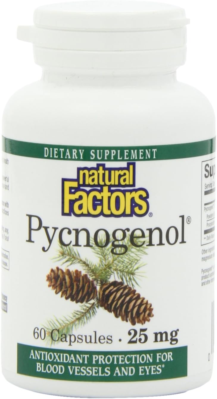Pycnogenol by Natural Factors 60 capsules Amazon.ca Health