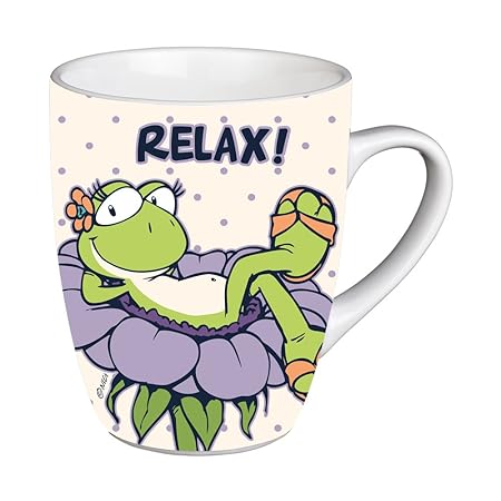 Nici 35687 Tasse Relax aus Porzellan