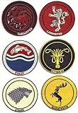Patch set of 6 Game of Thrones House 3