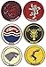 Patch set of 6 Game of Thrones House 3