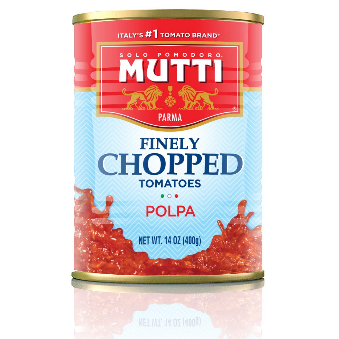 Mutti —14 oz. 12 Pack of Finely Chopped Tomatoes from Italy’s #1 Tomato Brand. Adds fresh taste to recipes calling for Crushed Tomatoes