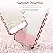 BENTOBEN iPhone 8 Case, iPhone 7 Case, Glitter Bling Slim Shockproof Hard PC Soft TPU Hybrid Dual Layer Stripes Protective Phone Case Cover for iPhone 8 / iPhone7 (4.7Inch), Rose Gold