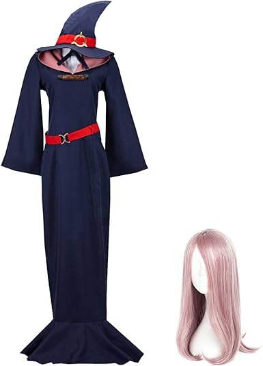 Amazon Com Myyh Anime Sucy Manbavaran Cosplay Witch Costume Uniform Dress With Wig Halloween Clothing