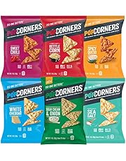 Popcorners Snacks Gluten Free Chips, 6 Flavor Variety Pack, (Pack of 20) (Assortment may Vary)