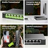 TP-Link TL-SG108S 8 Port Gigabit Switch Power Saving Plug & Play view 4