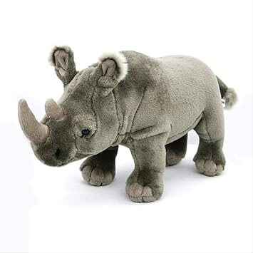 mingyang Juguete de Peluche 30 cm Realista Rinoceronte Africano Juguetes de Peluche rinocerontes de la Vida Real Animales Salvajes Juguetes de Peluche Regalos para niños: Amazon.es: Juguetes y juegos