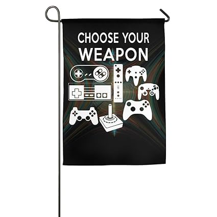 Amazon Com Choose Your Weapon House Flags Decorative Flags