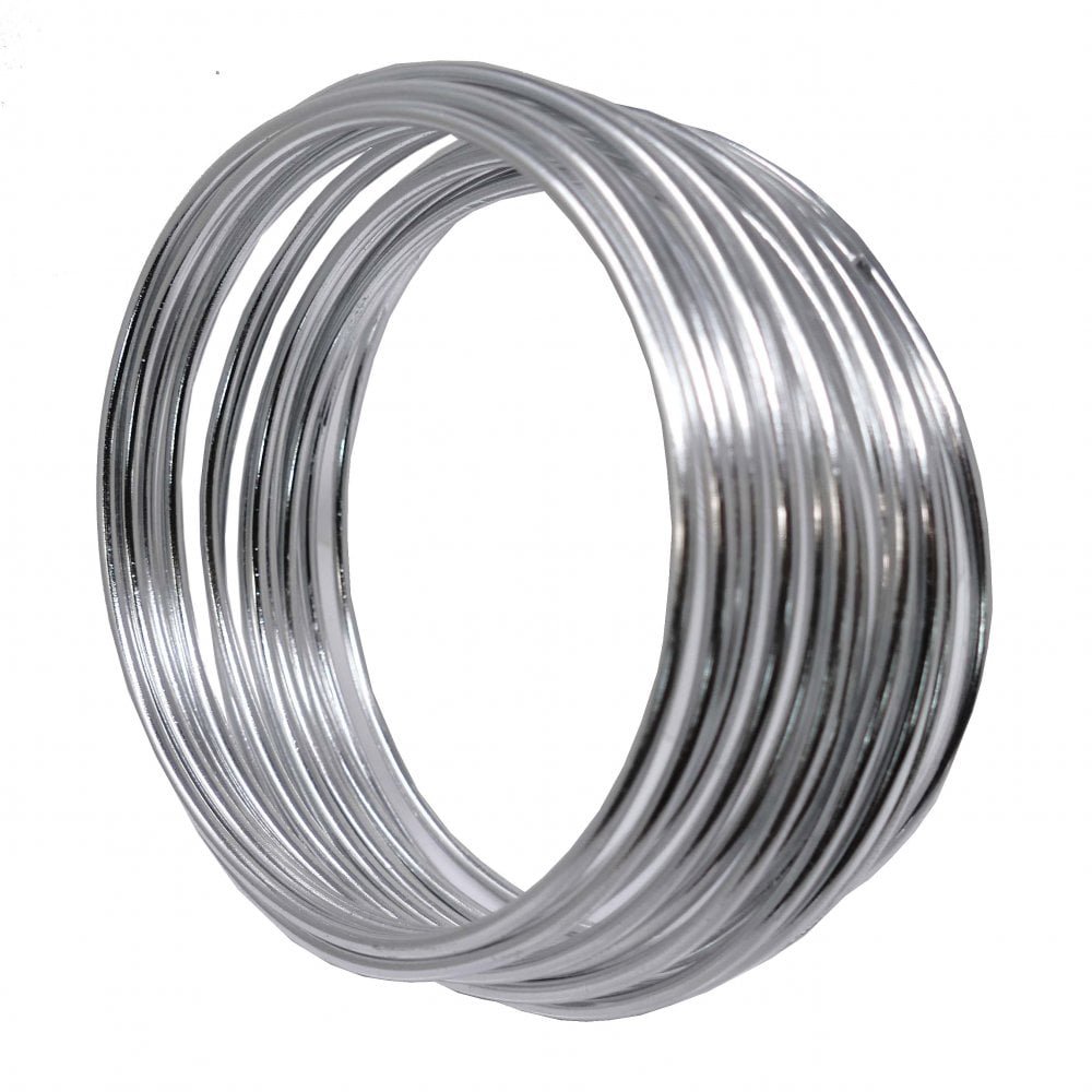 3mm Aluminium Wire - 5 Metres, Bendy Craft Wire for Jewellery, Stop Animation, Clay Modelling, Armatures and Bonsai