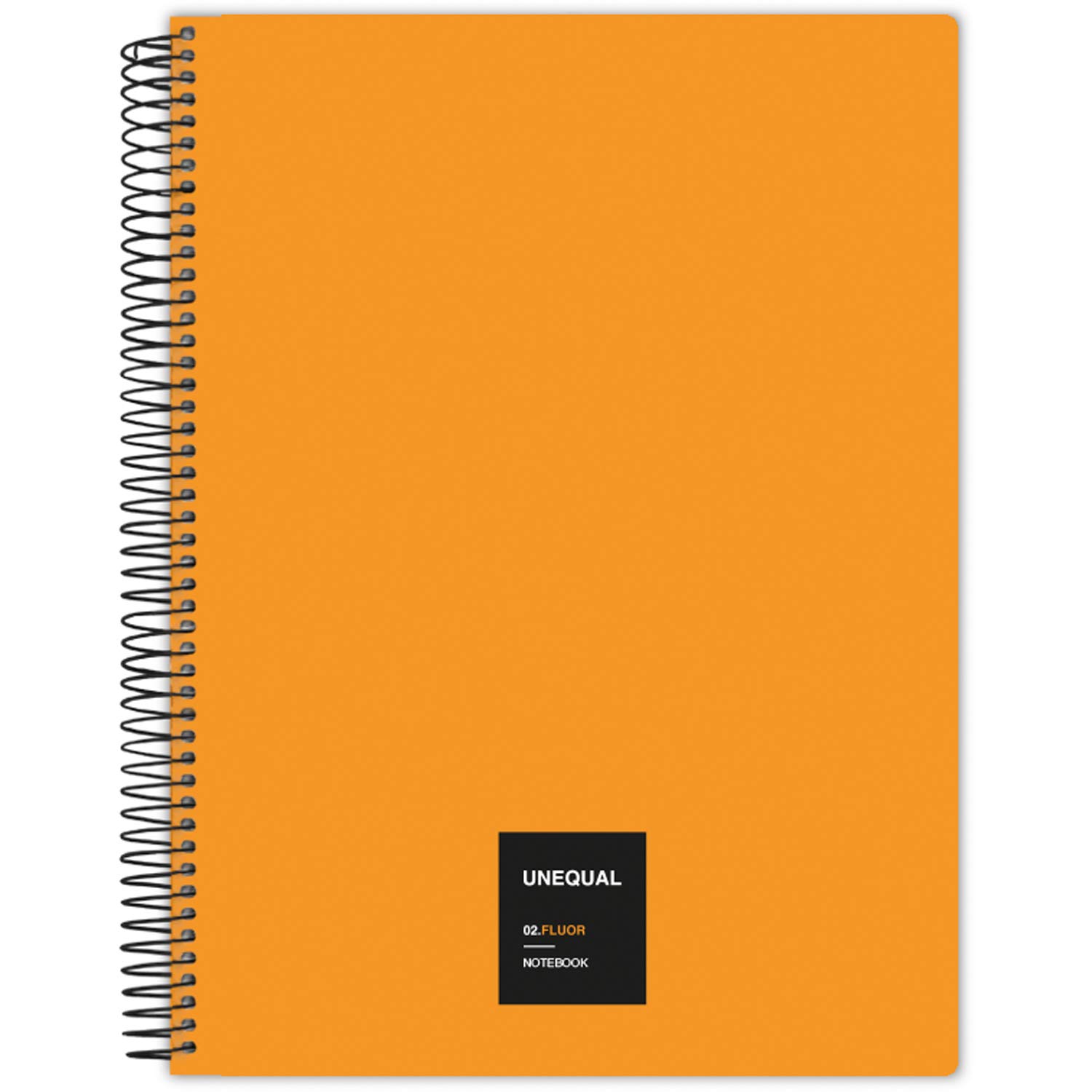 Grafoplás 88526056 Spiral Notebook Squared 5 Mm, 100 Sheets, 90 g, Orange, A4